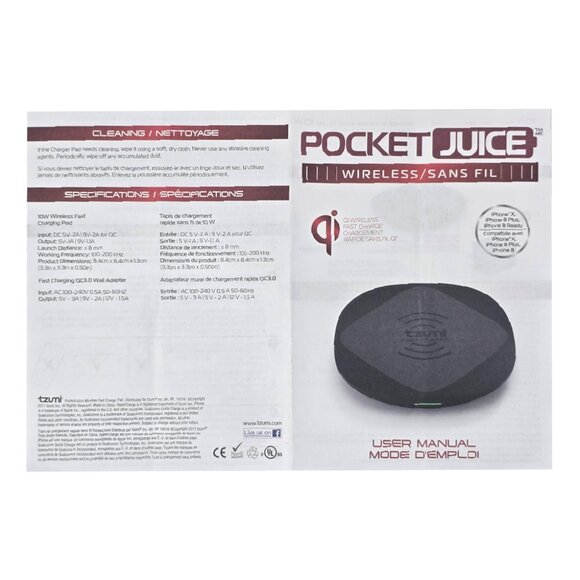 Tzumi 10W Fast Wireless Qi Charging Pad – 2 Pack - Picture 6 of 10